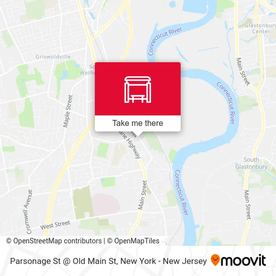 Parsonage St @ Old Main St map