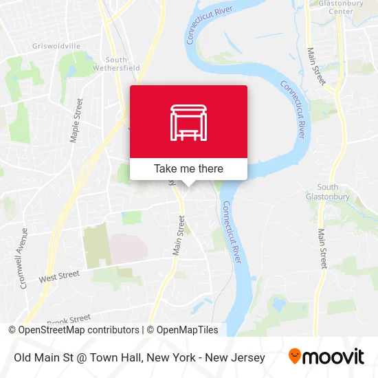 Old Main St @ Town Hall map