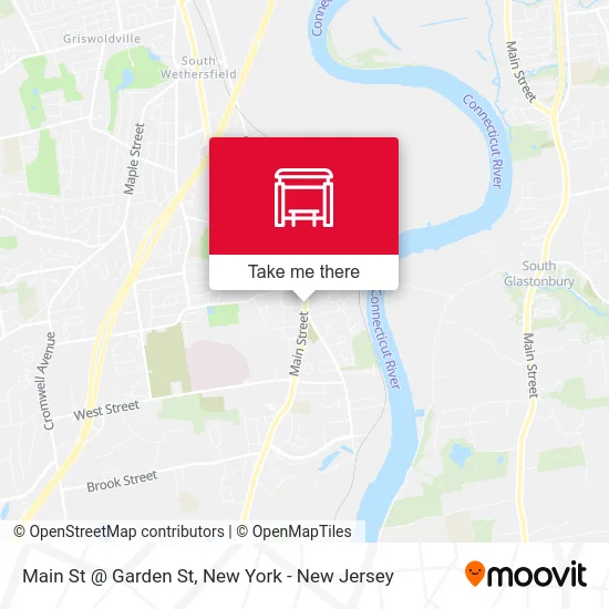 Main St @ Garden St map