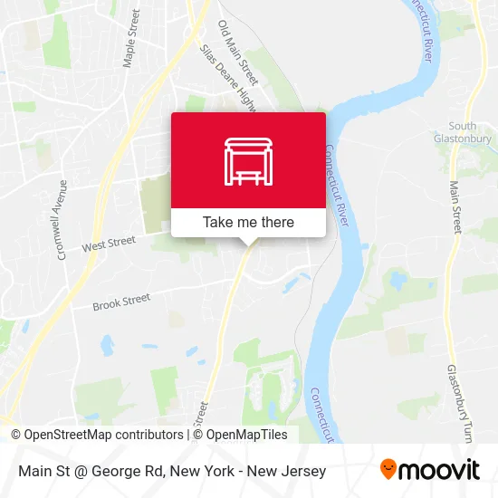 Main St @ George Rd map