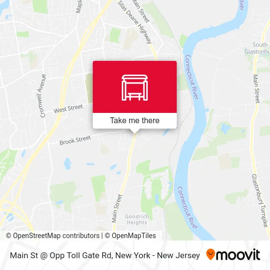 Main St @ Opp Toll Gate Rd map