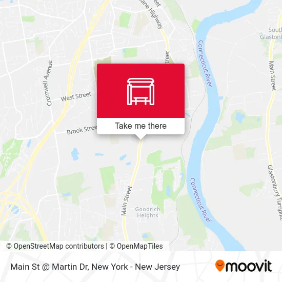 Main St @ Martin Dr map