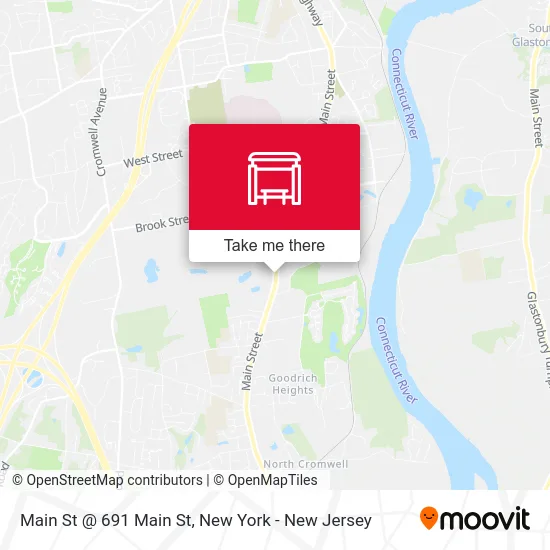 Main St @ 691 Main St map