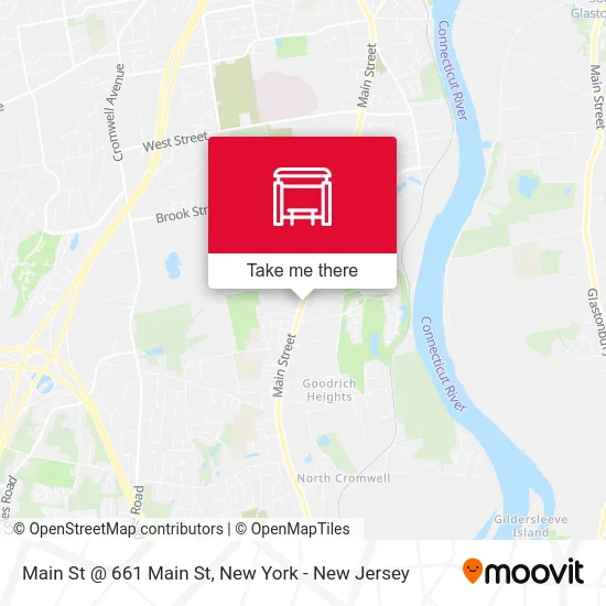 Main St @ 661 Main St map