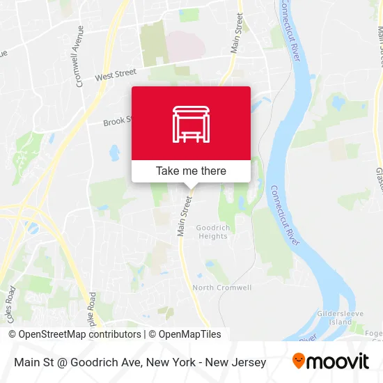 Main St @ Goodrich Ave map