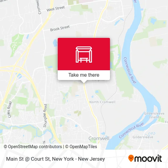 Main St @ Court St map