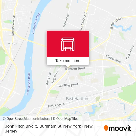 John Fitch Blvd @ Burnham St map