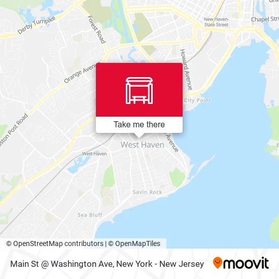 Main St @ Washington Ave map