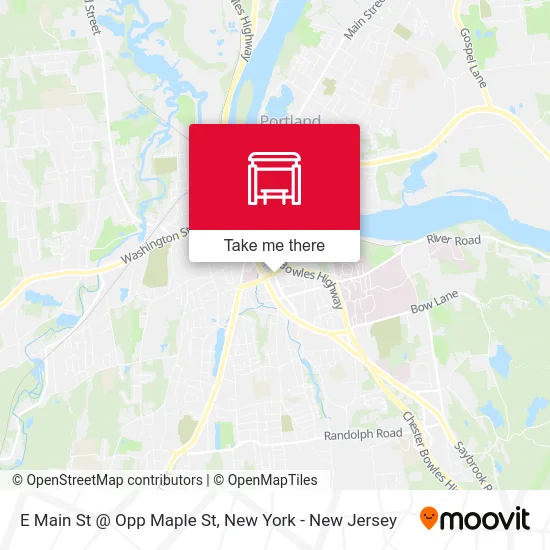 E Main St @ Opp Maple St map