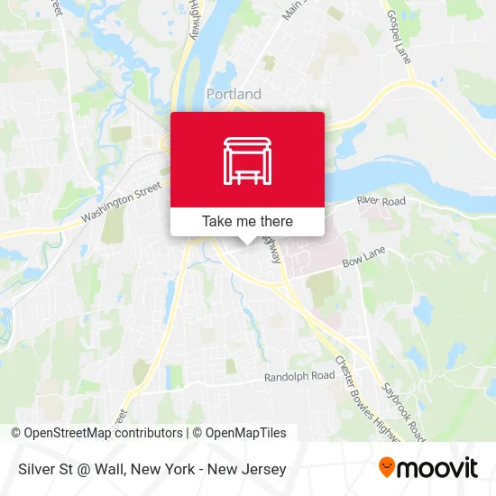 Silver St @ Wall map