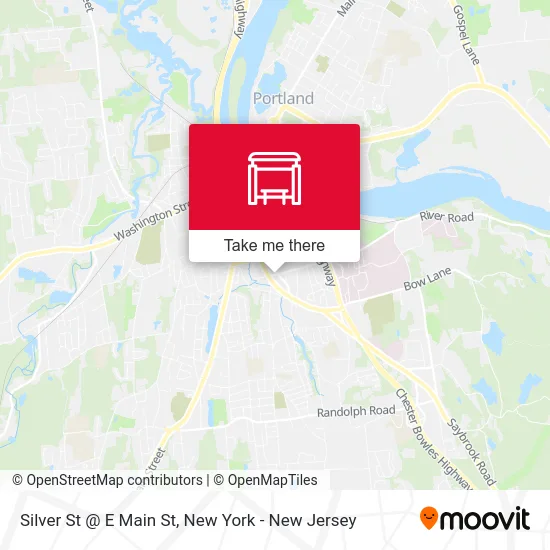 Silver St @ E Main St map