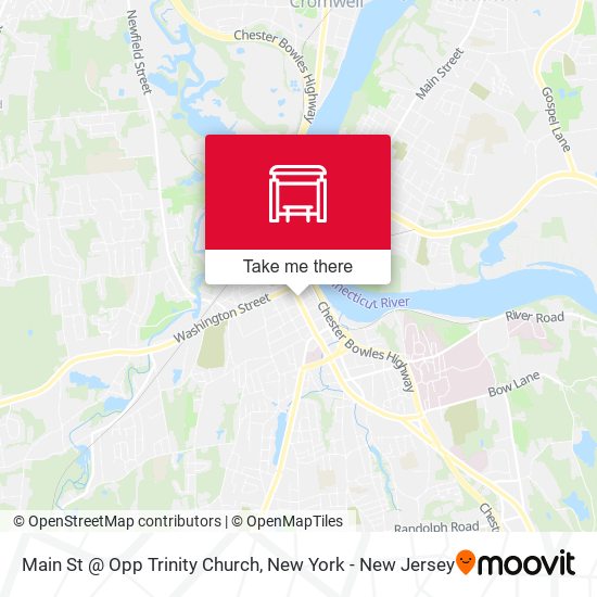 Main St @ Opp Trinity Church map