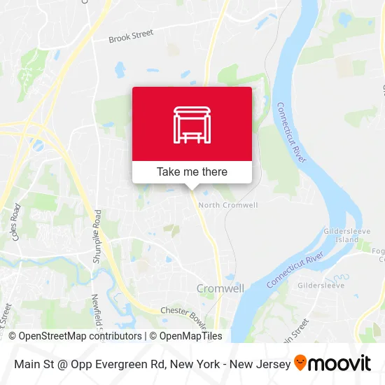 Main St @ Opp Evergreen Rd map