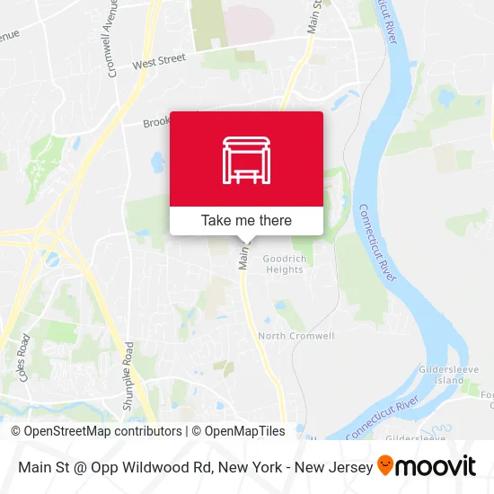 Main St @ Opp Wildwood Rd map