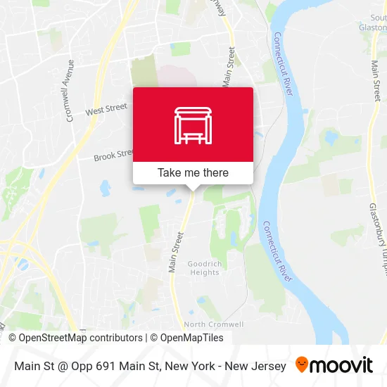 Main St @ Opp 691 Main St map