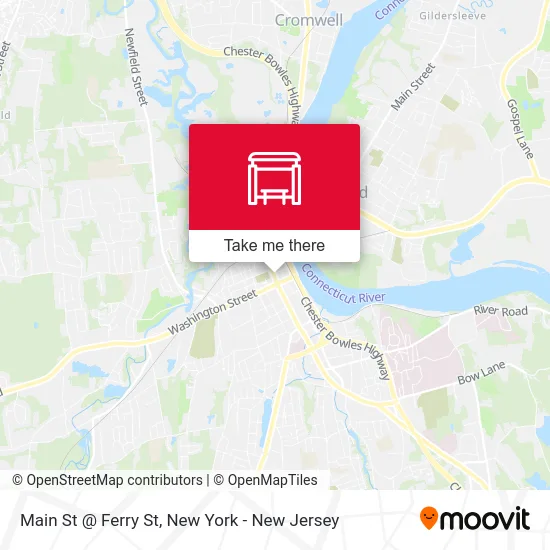 Main St @ Ferry St map