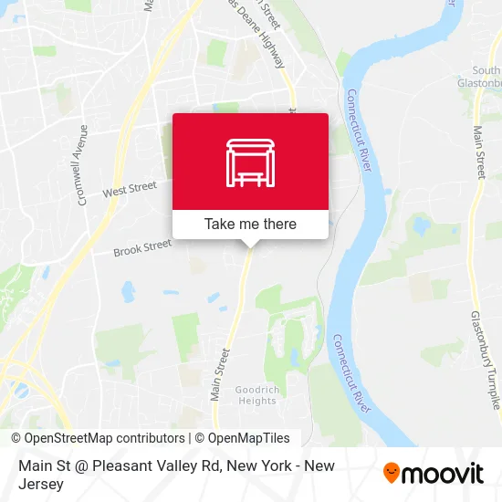 Main St @ Pleasant Valley Rd map