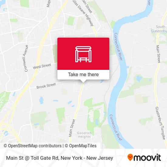 Main St @ Toll Gate Rd map