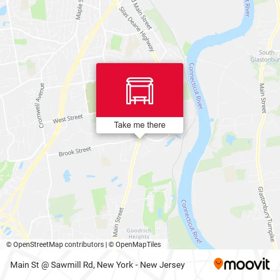 Main St @ Sawmill Rd map
