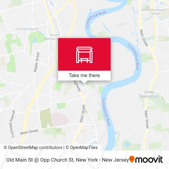 Old Main St @ Opp Church St map