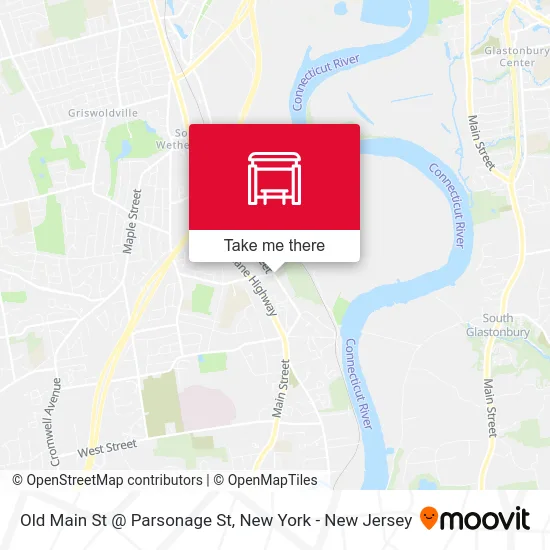 Old Main St @ Parsonage St map