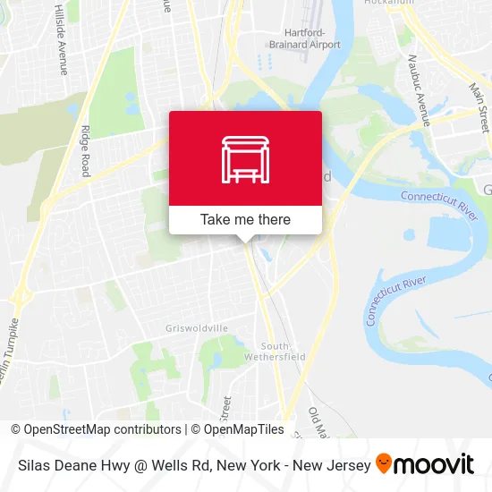 Silas Deane Hwy @ Wells Rd map