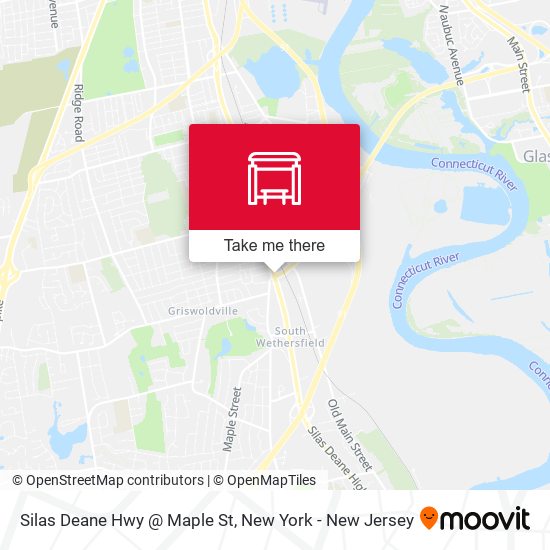 Mapa de Silas Deane Hwy @ Maple St