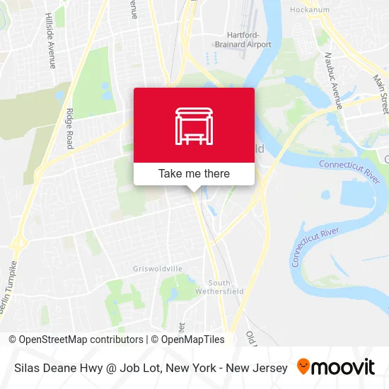 Silas Deane Hwy @ Job Lot map