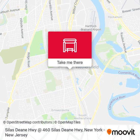 Mapa de Silas Deane Hwy @ 460 Silas Deane Hwy