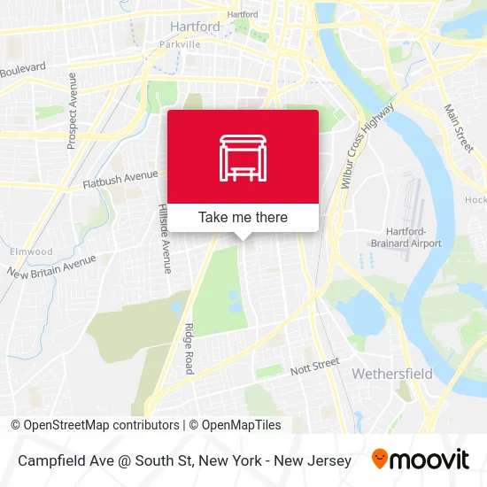 Campfield Ave @ South St map