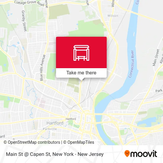 Main St @ Capen St map