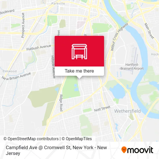 Campfield Ave @ Cromwell St map