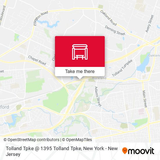 Tolland Tpke @ 1395 Tolland Tpke map