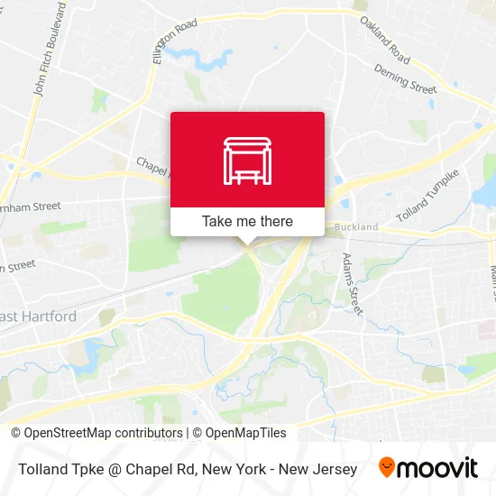 Tolland Tpke @ Chapel Rd map