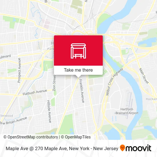 Maple Ave @ 270 Maple Ave map