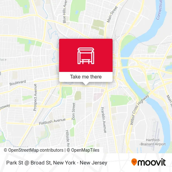 Park St @ Broad St map