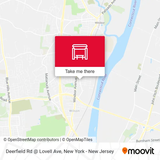 Deerfield Rd @ Lovell Ave map