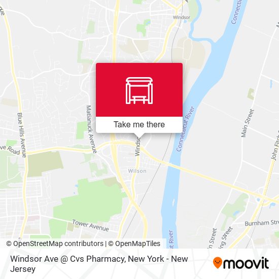 Windsor Ave @ Cvs Pharmacy map