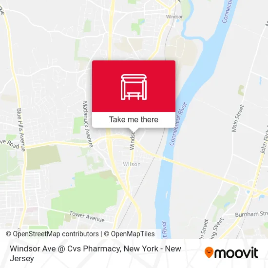 Windsor Ave @ Cvs Pharmacy map