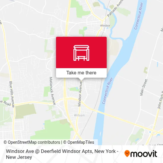 Windsor Ave @ Deerfield Windsor Apts map