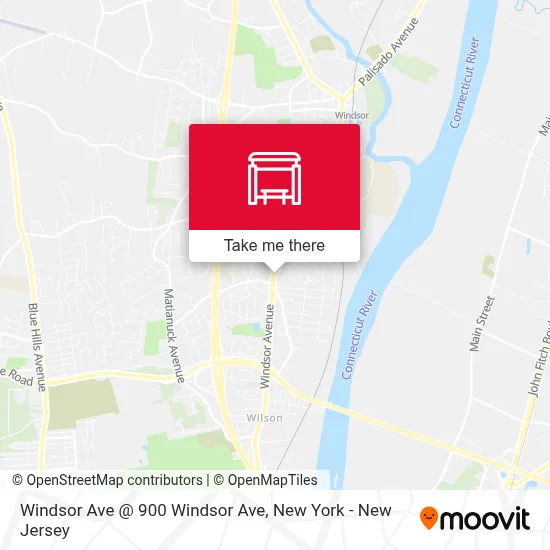 Windsor Ave @ 900 Windsor Ave map