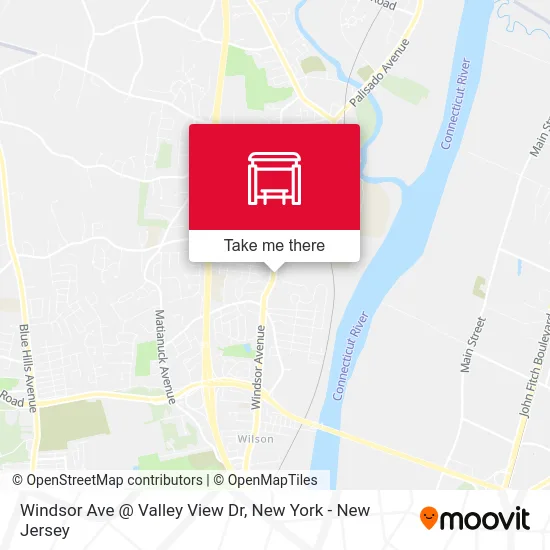 Windsor Ave @ Valley View Dr map