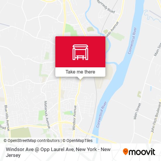 Windsor Ave @ Opp Laurel Ave map