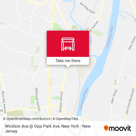 Windsor Ave @ Opp Park Ave map