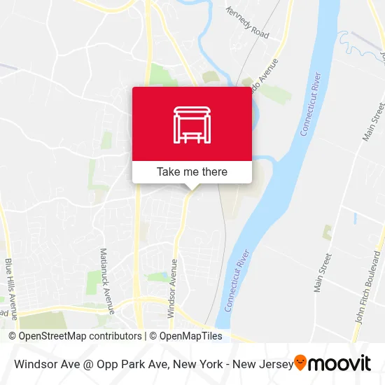 Windsor Ave @ Opp Park Ave map