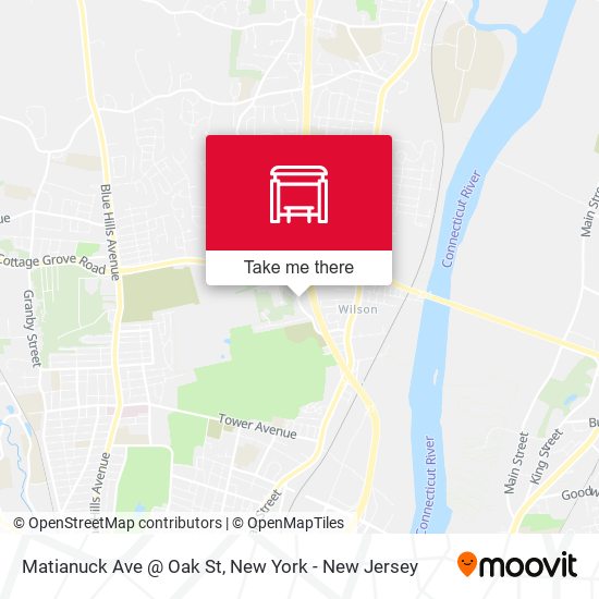 Mapa de Matianuck Ave @ Oak St