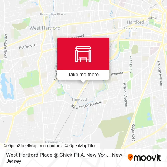 West Hartford Place @ Chick-Fil-A map
