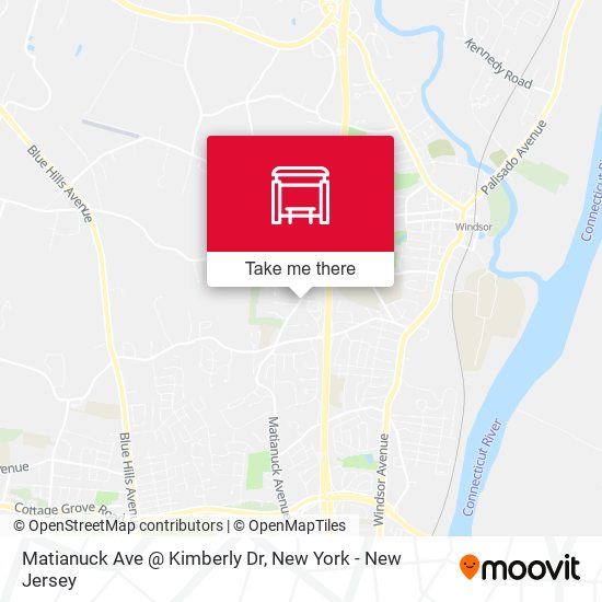 Matianuck Ave @ Kimberly Dr map