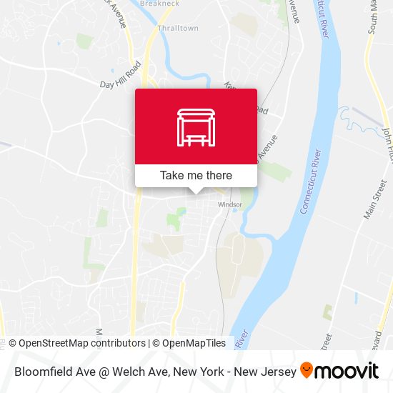 Bloomfield Ave @ Welch Ave map