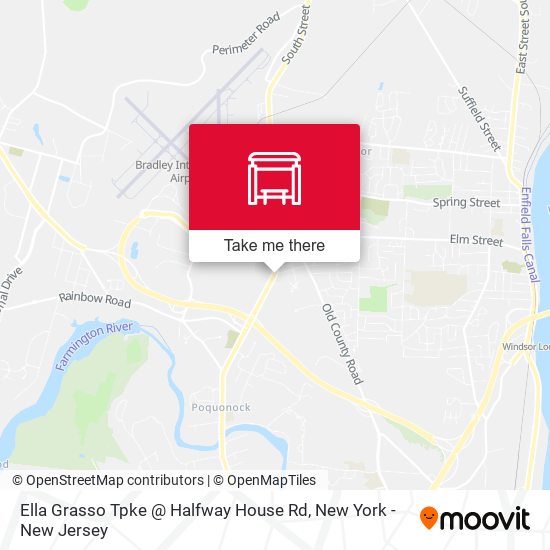 Ella Grasso Tpke @ Halfway House Rd map